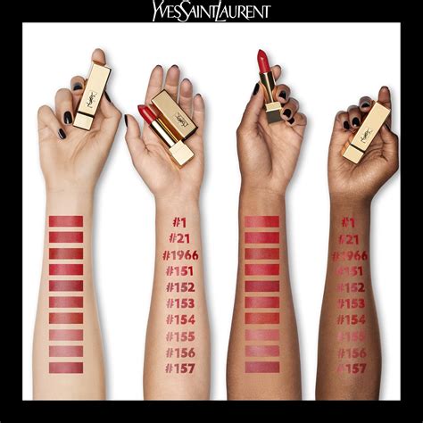 ysl rouge pur couture satin lipstick swatches|sephora ysl rouge pur couture.